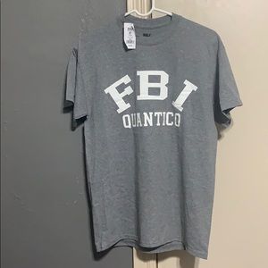 Grey FBI Shirt